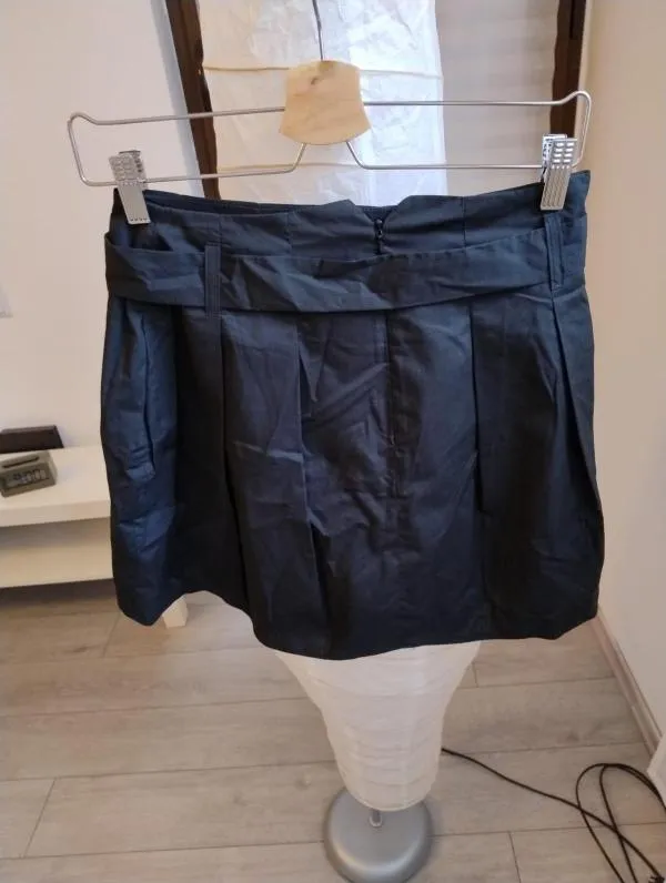 Fustă plisată River Island EU 38 | Negru, Mini, Plisată fit, Pliuri, Bumbac - Image 4