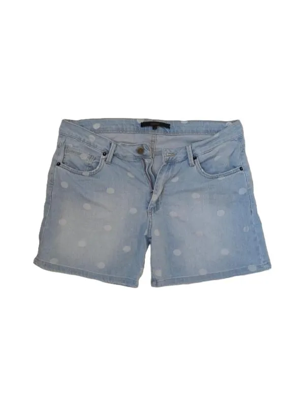 Blugi Minimum EU 38 | Bleu, Scurți, Talie medie, Buline & Imprimeuri mici, Denim