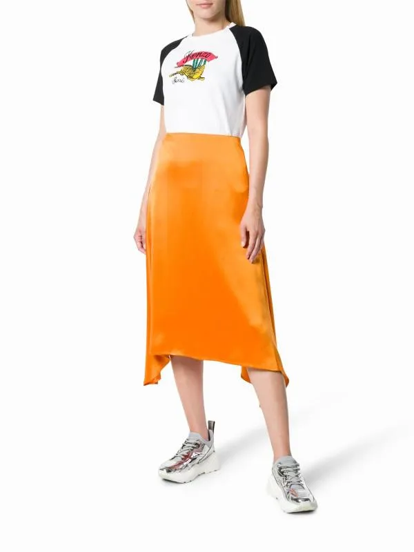 Tricou Kenzo Paris EU 38 | Alb, Normal, Mânecă scurtă, Logo, Broderie, Bumbac - Image 4
