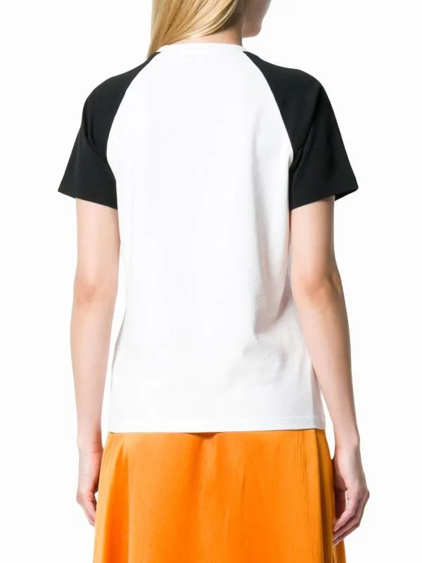 Tricou Kenzo Paris EU 38 | Alb, Normal, Mânecă scurtă, Logo, Broderie, Bumbac - Image 3