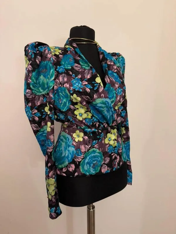 Blazer Pinko S | Multicolor, Fără glugă, Floral & Tropical - Image 4