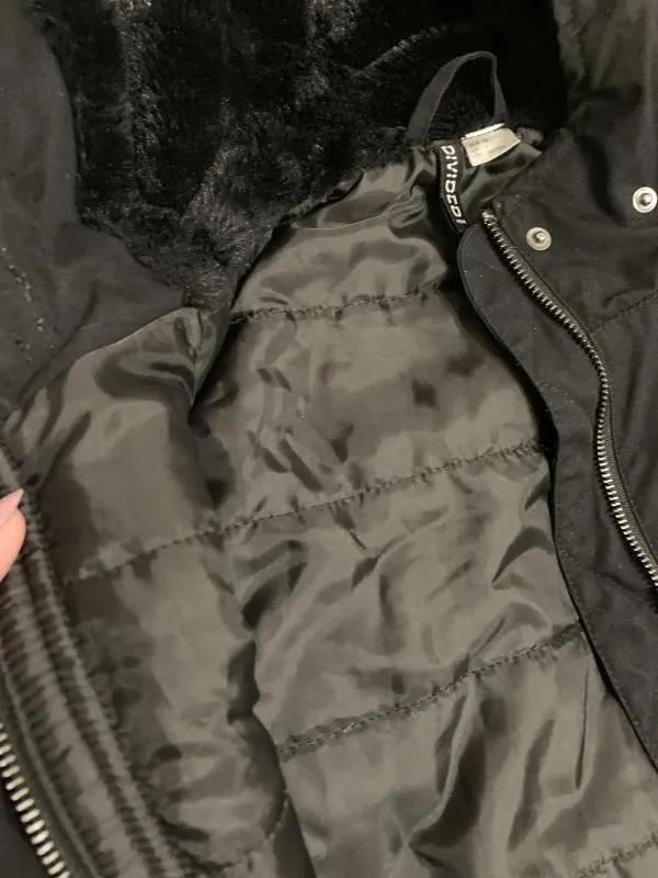 Geacă parka Bershka EU 32 | Negru, Cu glugă - Image 6