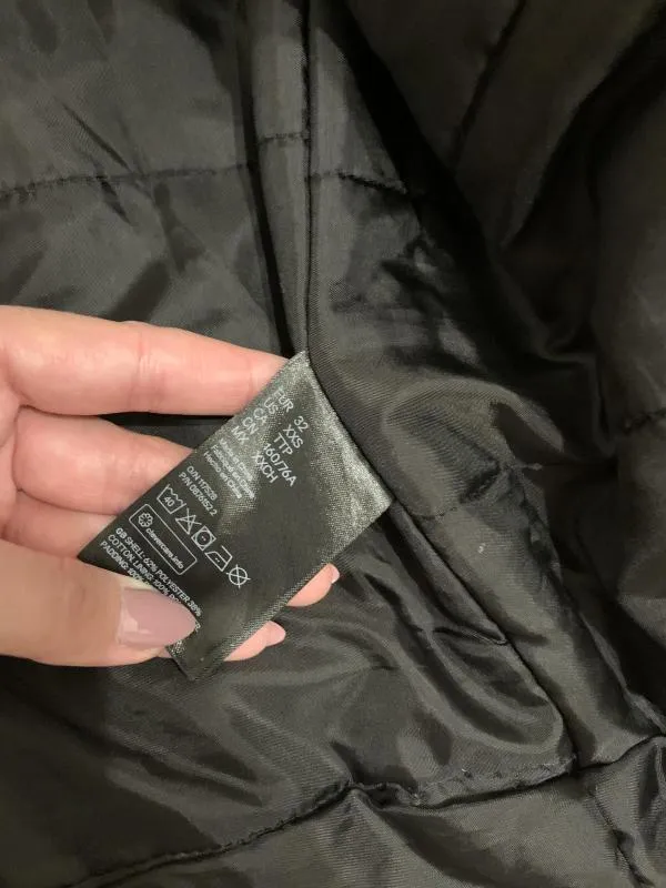 Geacă parka Bershka EU 32 | Negru, Cu glugă - Image 7