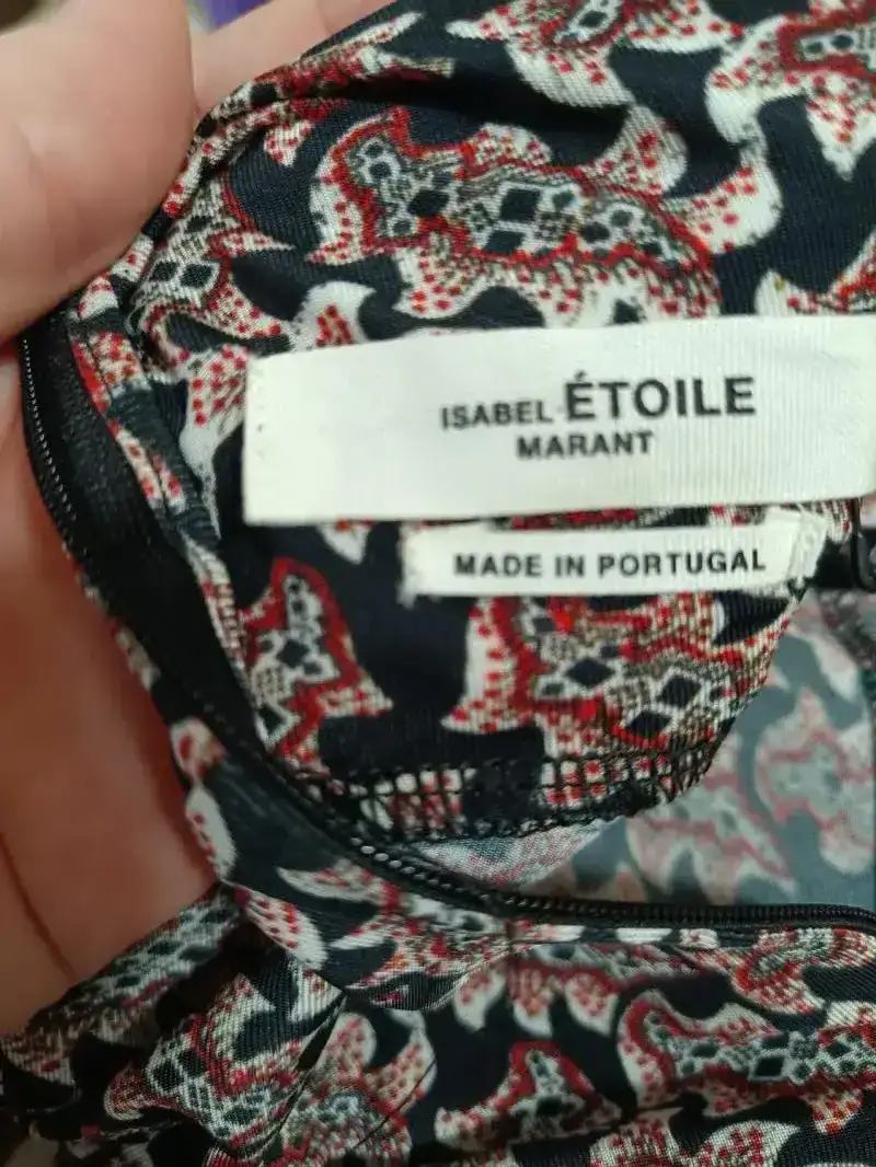 Maletă Isabel Marant S | Multicolor, Normal, Mânecă lungă, Floral & Tropical, Vâscoză - Image 8