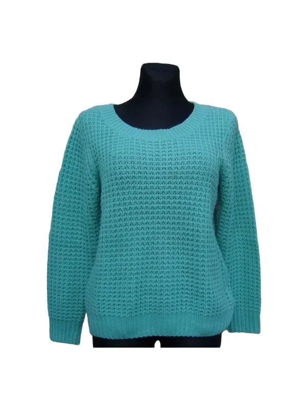 Pulover Colours of the world EU 38 | Turcoaz, Normal, Mânecă lungă, Regular fit, Acrilic