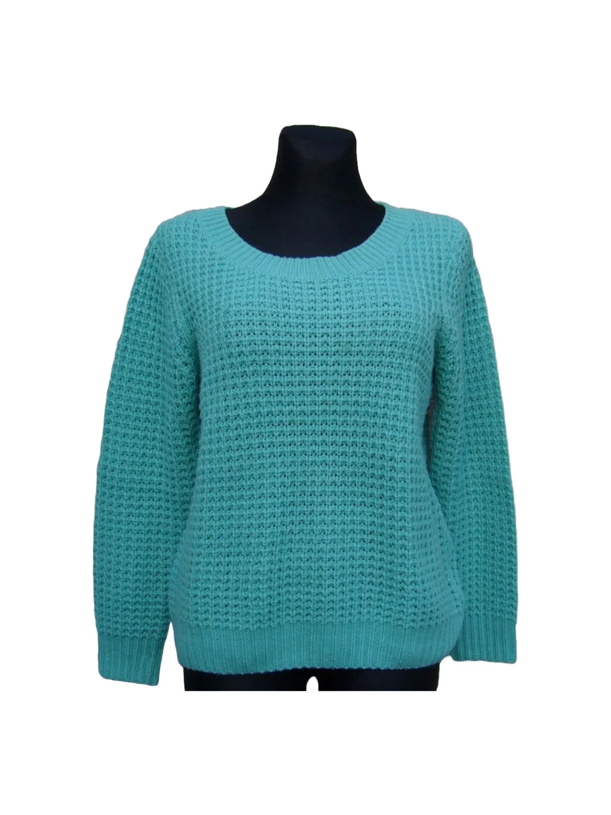 Pulover Colours of the world EU 38 | Turcoaz, Normal, Mânecă lungă, Regular fit, Acrilic