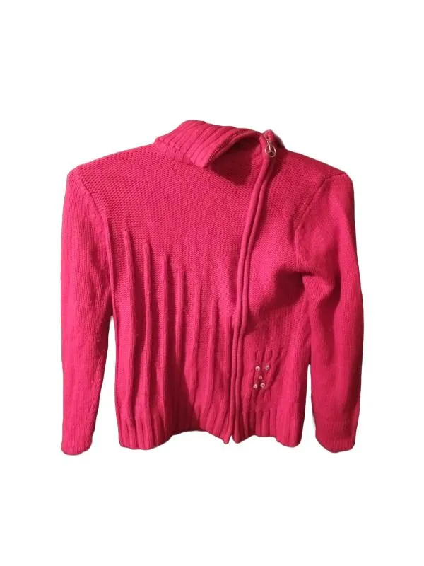 Pulover DanDan EU 38 | Roșu, Normal, Mânecă lungă, Regular fit, Acrilic