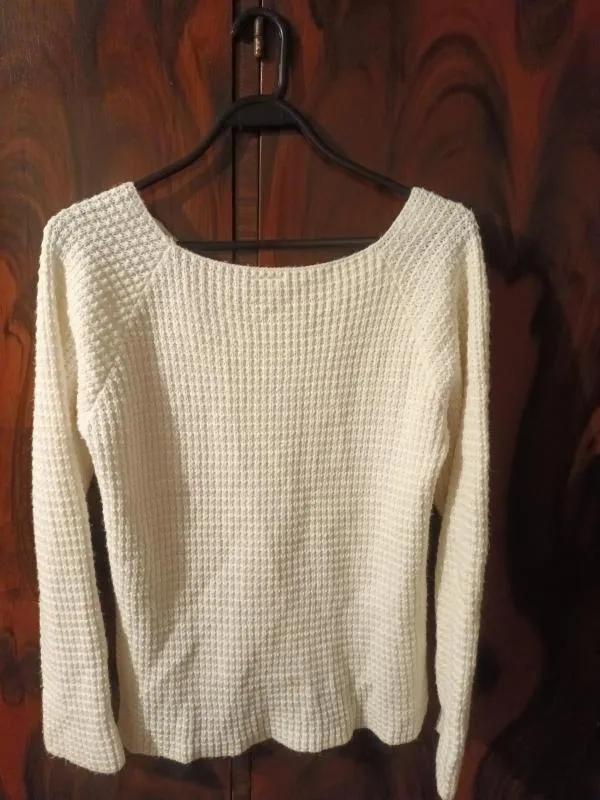 Pulover Vero Moda EU 38 | Alb, Normal, Mânecă lungă, Regular fit, Acrilic - Image 4