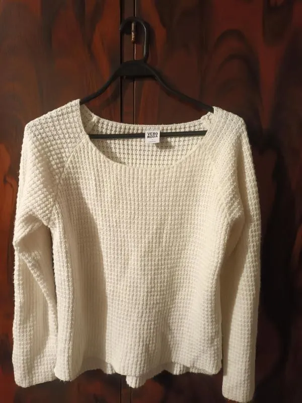 Pulover Vero Moda EU 38 | Alb, Normal, Mânecă lungă, Regular fit, Acrilic - Image 2
