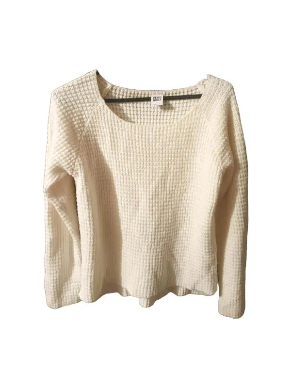 Pulover Vero Moda EU 38 | Alb, Normal, Mânecă lungă, Regular fit, Acrilic