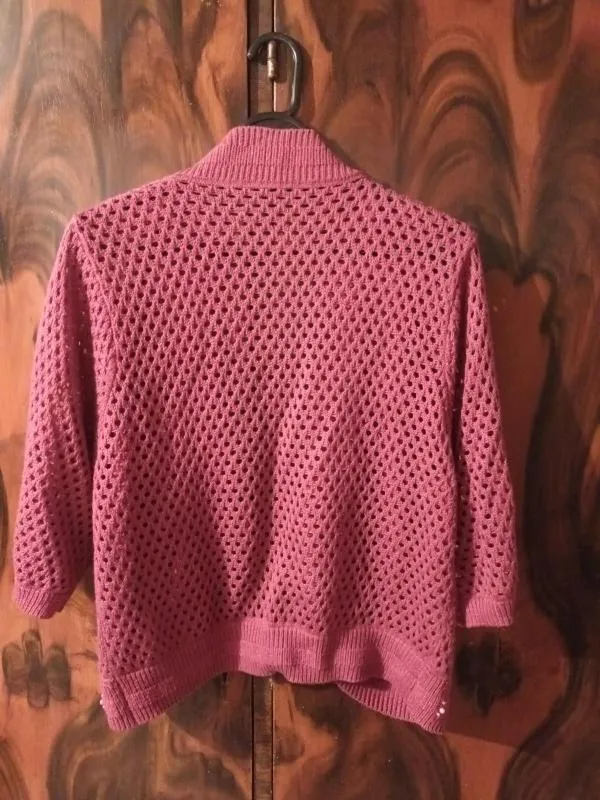 Pulover Shein EU 38 | Burgundy, Normal, Regular fit, Acrilic - Image 3