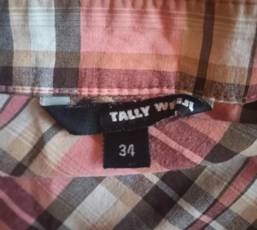 Cămașă Tally Weijl EU 34 | Multicolor, Normal, Carouri - Image 5