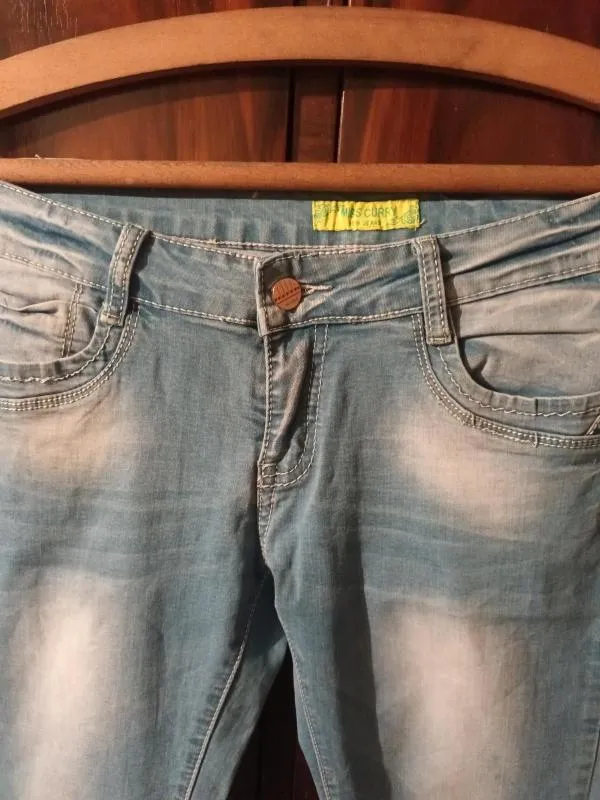 Blugi Miss Curry EU 38 | Bleu, Lungi, Denim - Image 3