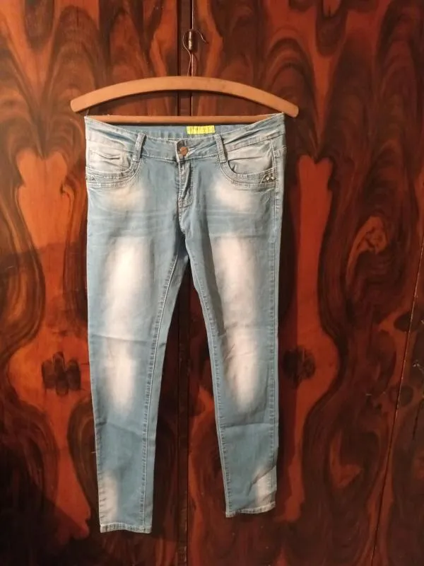 Blugi Miss Curry EU 38 | Bleu, Lungi, Denim - Image 2