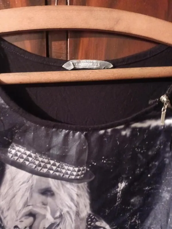 Tricou Clockhouse XL | Negru, Normal, Fără mâneci - Image 3