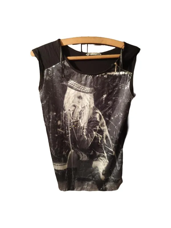 Tricou Clockhouse XL | Negru, Normal, Fără mâneci