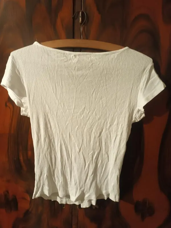 Tricou House Basic L | Alb, Normal, Bumbac - Image 4
