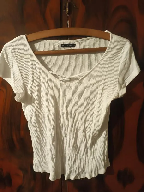 Tricou House Basic L | Alb, Normal, Bumbac - Image 2