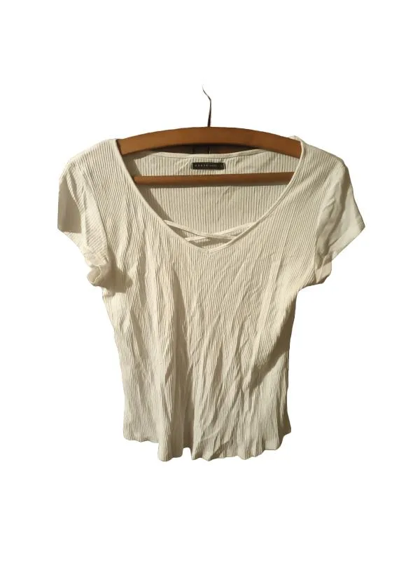 Tricou House Basic L | Alb, Normal, Bumbac