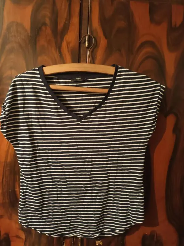 Tricou Colin's S-M | Bleu, Normal, Dungi, Bumbac - Image 2