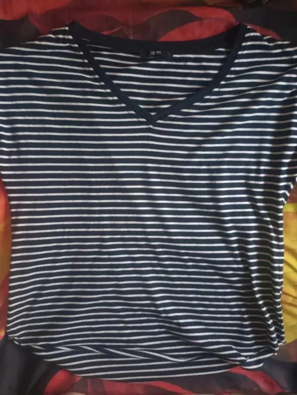 Tricou Colin's S-M | Bleu, Normal, Dungi, Bumbac - Image 3
