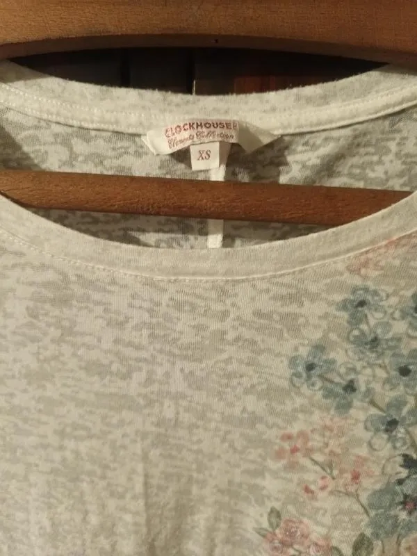 Tricou Clock House XS | Alb, Normal, Bumbac - Image 3