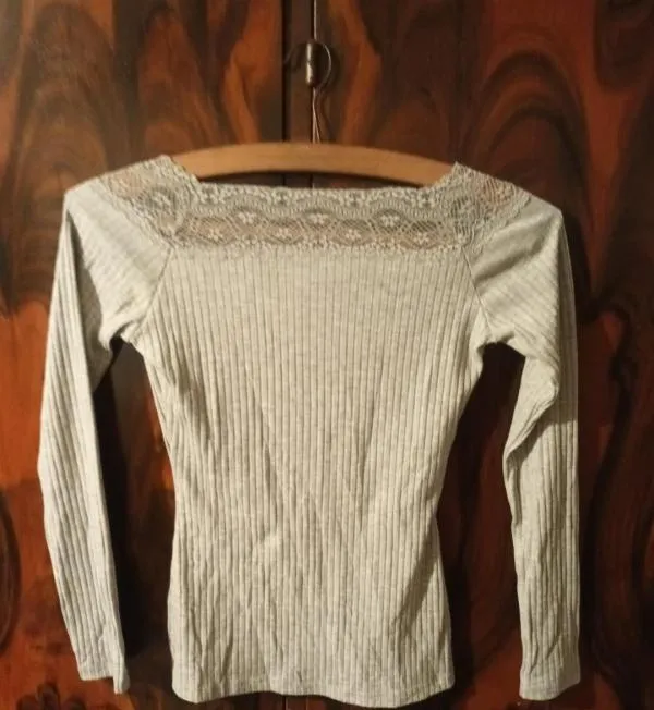 Bluză Tezenis S-M | Gri, Normal, Mânecă lungă - Image 5