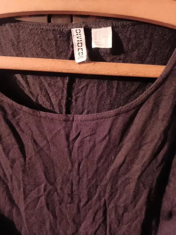 Bluză H&M S-M | Negru, Normal, Mânecă trei sferturi - Image 3