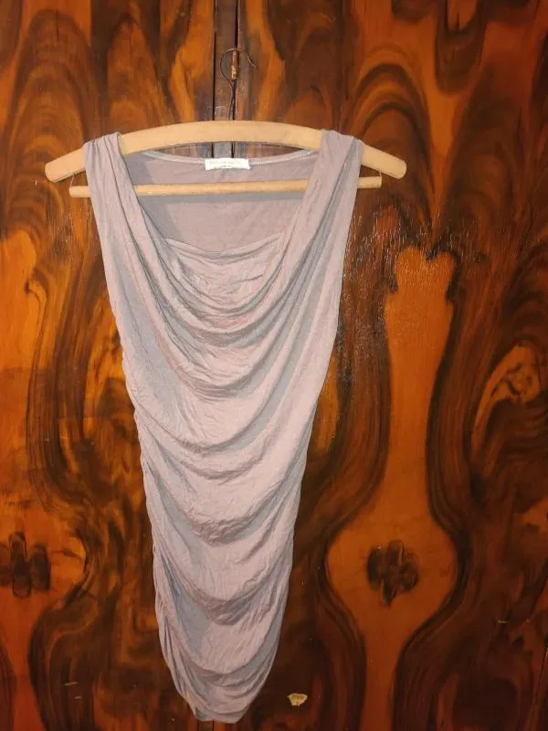 Rochie mulată Artigli M | Gri, Midi - Image 2