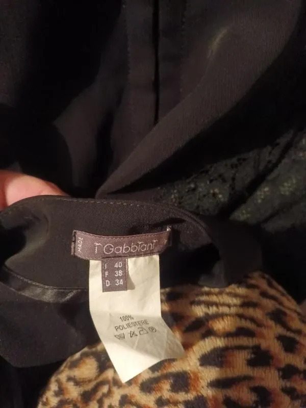 Costum cu sacou și fustă 2ndStar S | Negru - Image 6