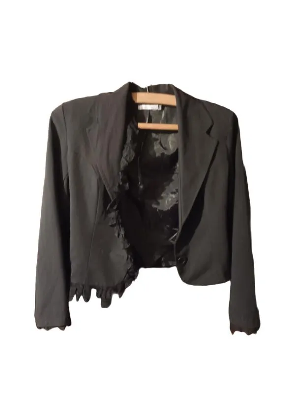 Costum cu sacou și fustă 2ndStar S | Negru