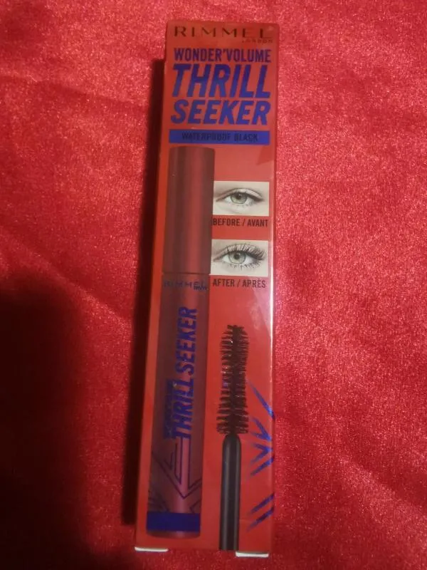 Mascara WonderVolume Thrill Seeker Waterproof Black Rimmel London - Image 2