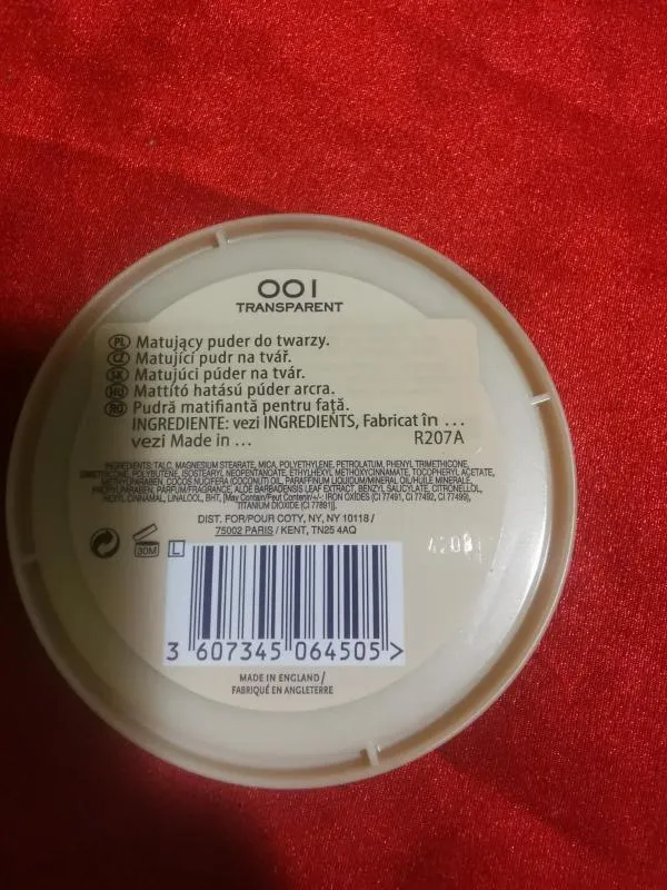 Pudră pentru față Stay Matte 001 Transparent Rimmel London - Image 4
