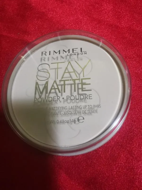 Pudră pentru față Stay Matte 001 Transparent Rimmel London - Image 3