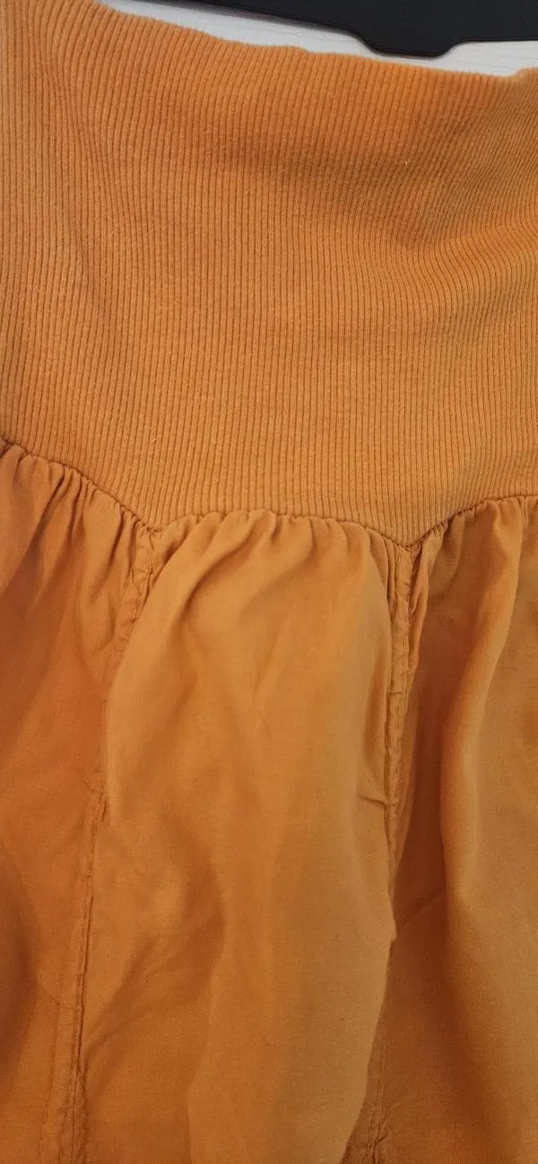Fustă cloș Fiondrlinxa S-M | Portocaliu, Maxi, Cloș fit - Image 4
