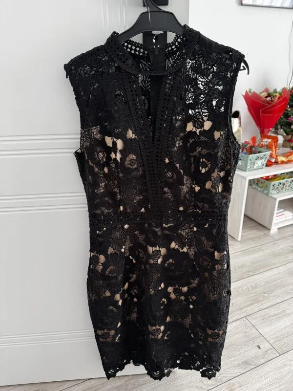Rochie de seară EU 34 | Negru, Midi, Fără mâneci - Image 2