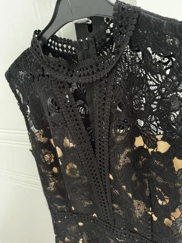 Rochie de seară EU 34 | Negru, Midi, Fără mâneci - Image 4