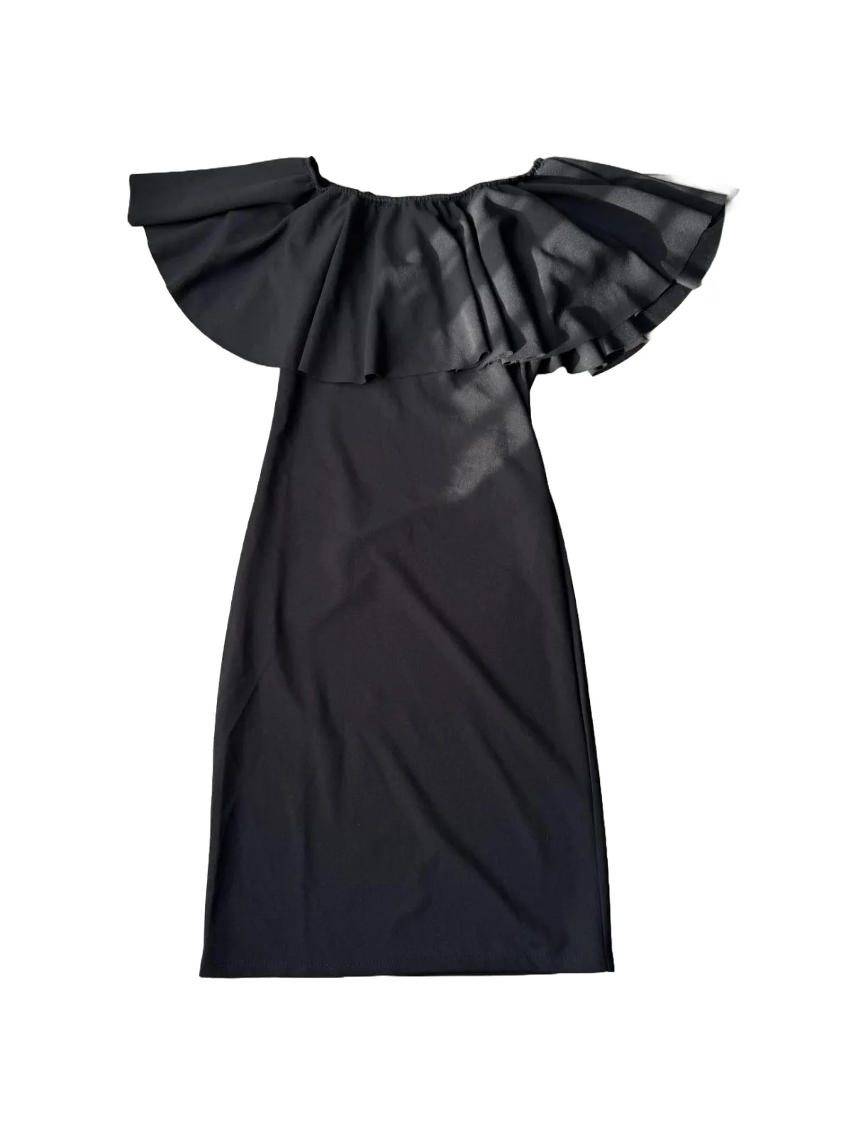 Rochie de ocazie EU 34 | Negru, Midi, Fără mâneci
