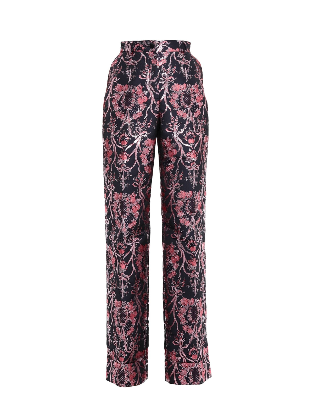 Pantaloni largi Dolce & Gabbana Tall floral print EU 38