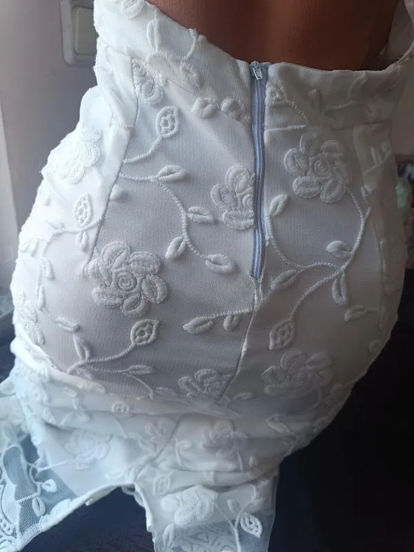 Rochie de ocazie Atmosphere EU 36 | Alb, Mini, Fără mâneci, Dantelă, Poliester - Image 5