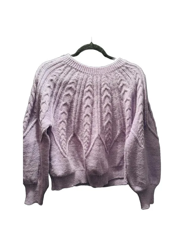 Pulover Shein EU 36 | Mov, Lung, Mânecă lungă, Regular fit