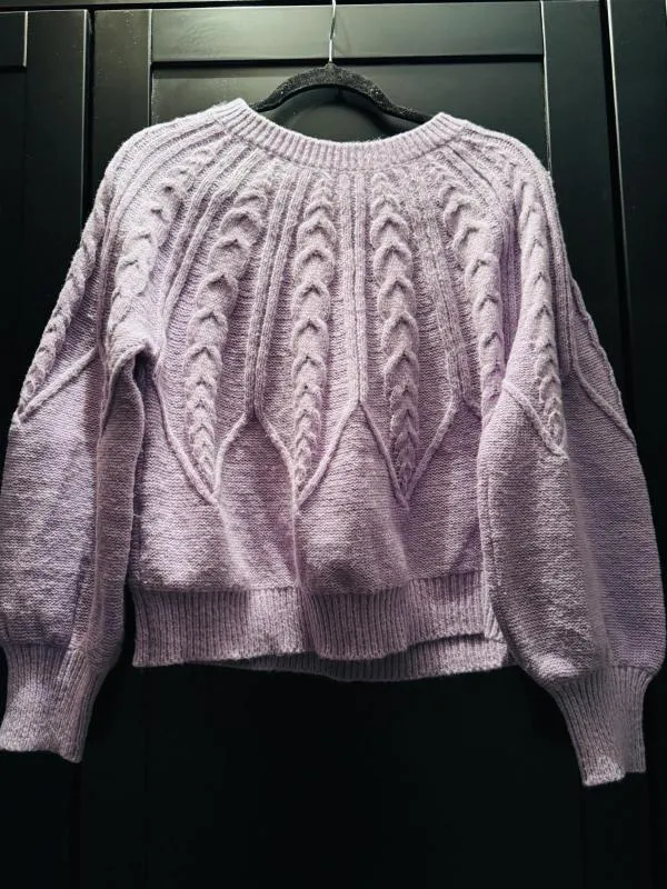 Pulover Shein EU 36 | Mov, Lung, Mânecă lungă, Regular fit - Image 2