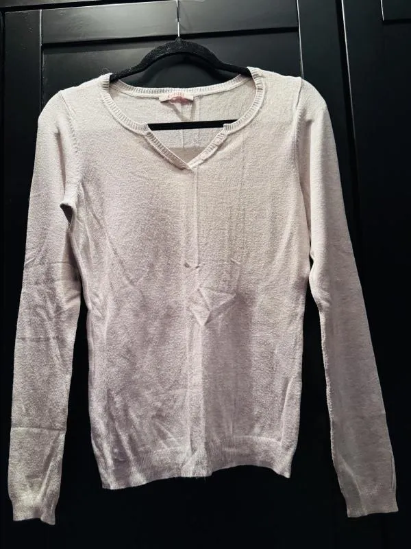 Bluză camaieu M | Crem, Normal, Mânecă lungă - Image 3