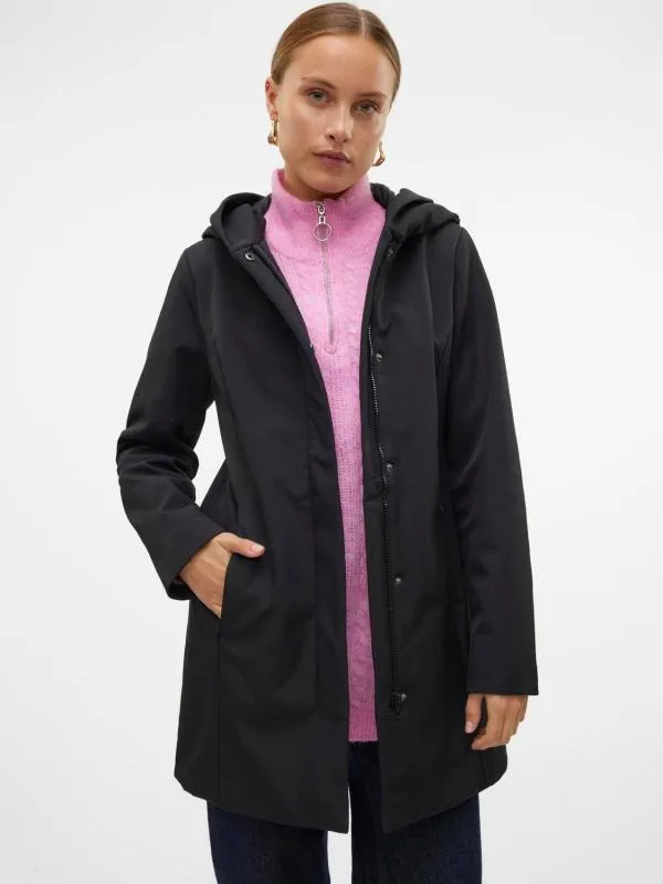 Geacă cu glugă Vero Moda M | Negru, Cu glugă, Poliester - Image 3