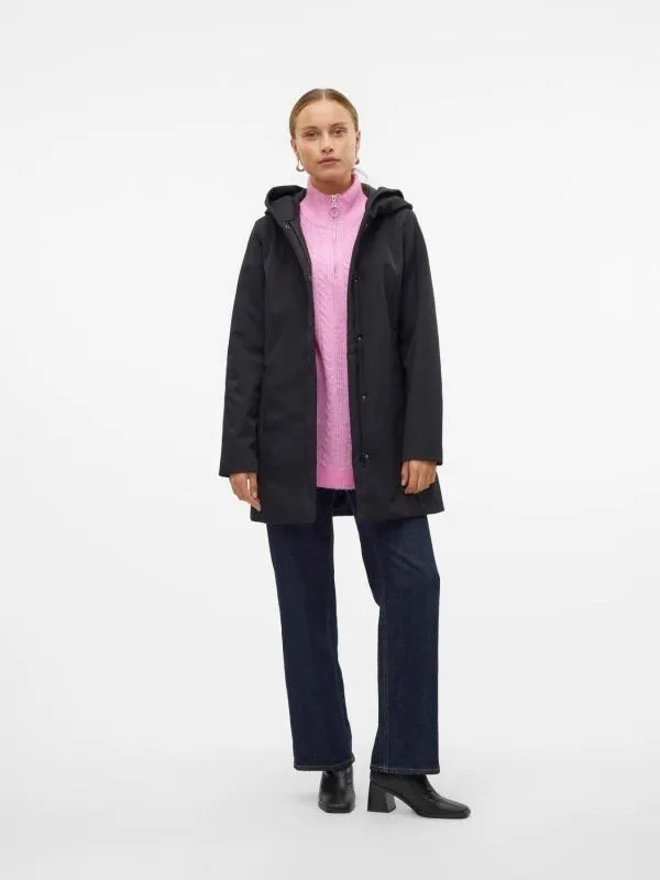 Geacă cu glugă Vero Moda M | Negru, Cu glugă, Poliester - Image 5
