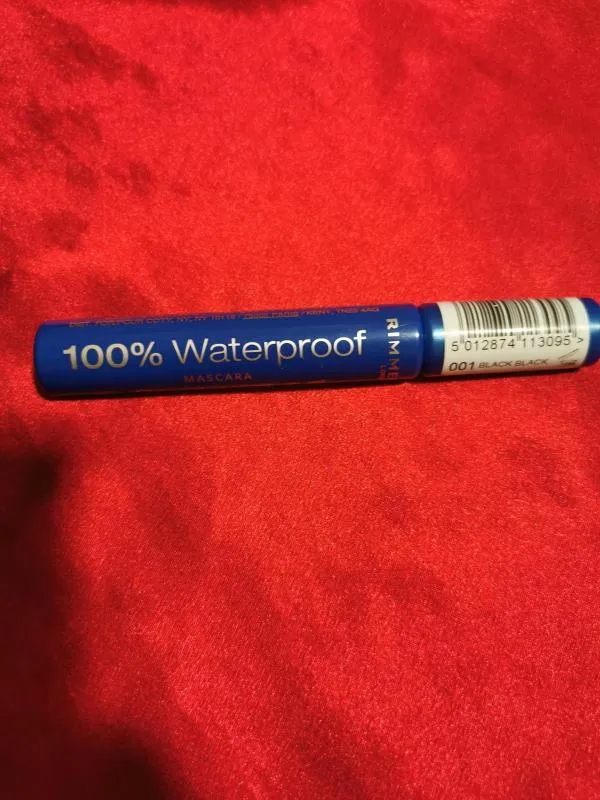 Mascara 100% Waterproof 001 Black Rimmel London - Image 3
