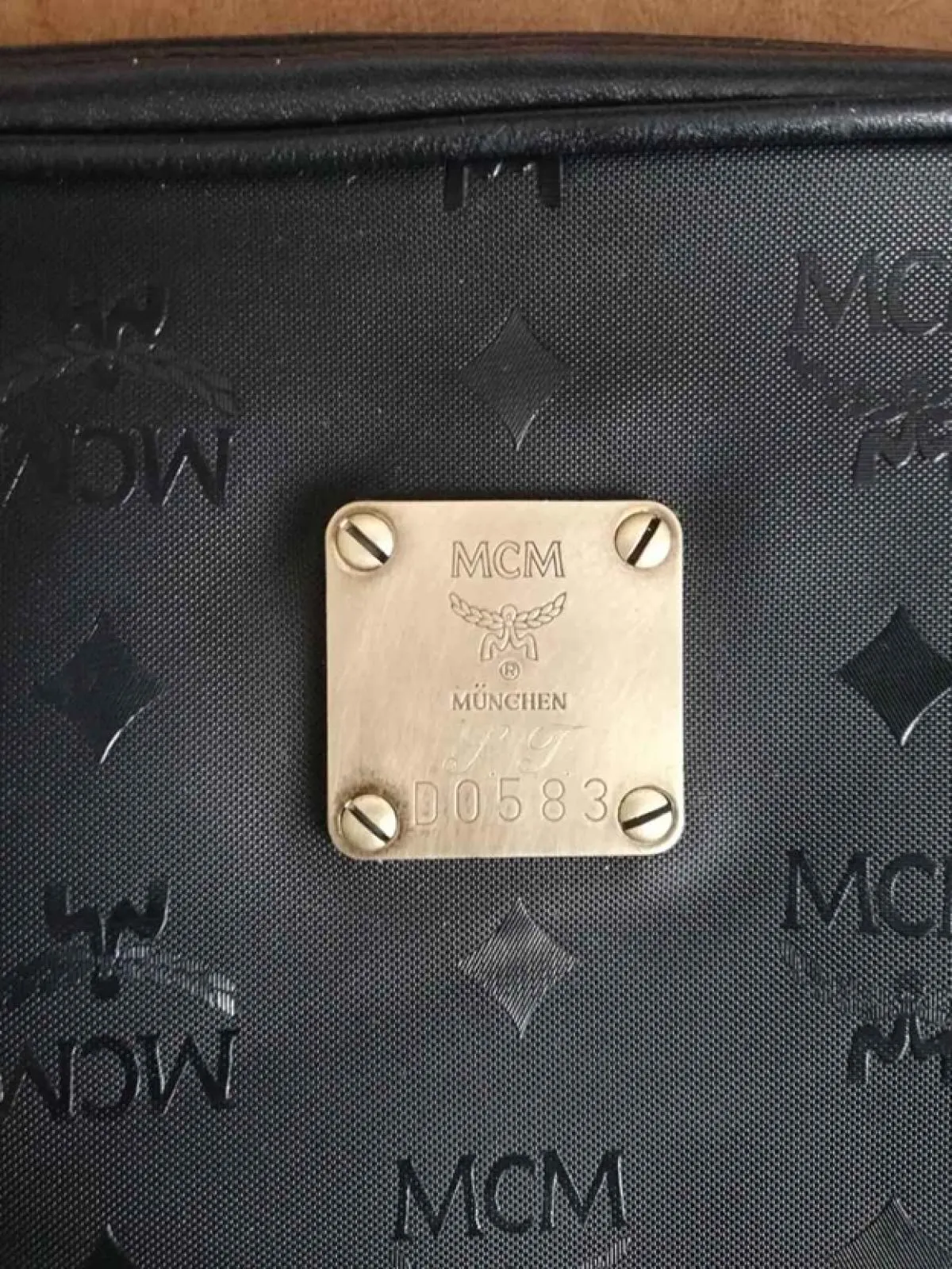 Geantă crossbody MCM | Negru, Piele naturală - Image 3