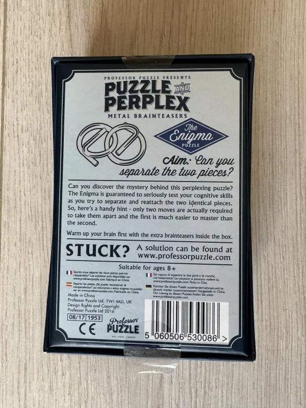 The Enigma Puzzle: Puzzle and Perplex Metal Brainteasers - Image 4