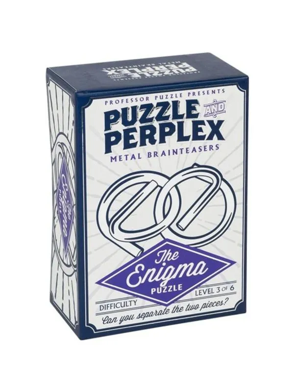 The Enigma Puzzle: Puzzle and Perplex Metal Brainteasers