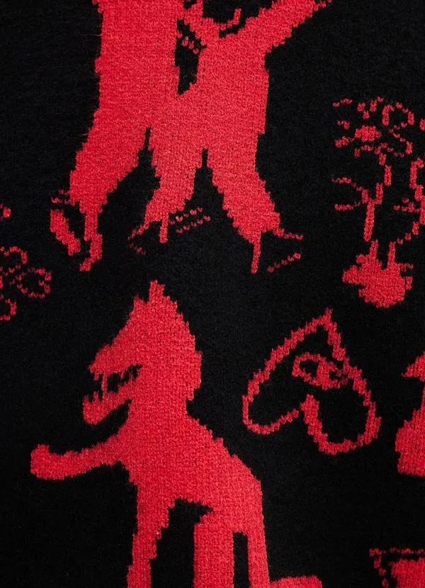 Pulover la baza gâtului Desigual S | Negru - Image 5